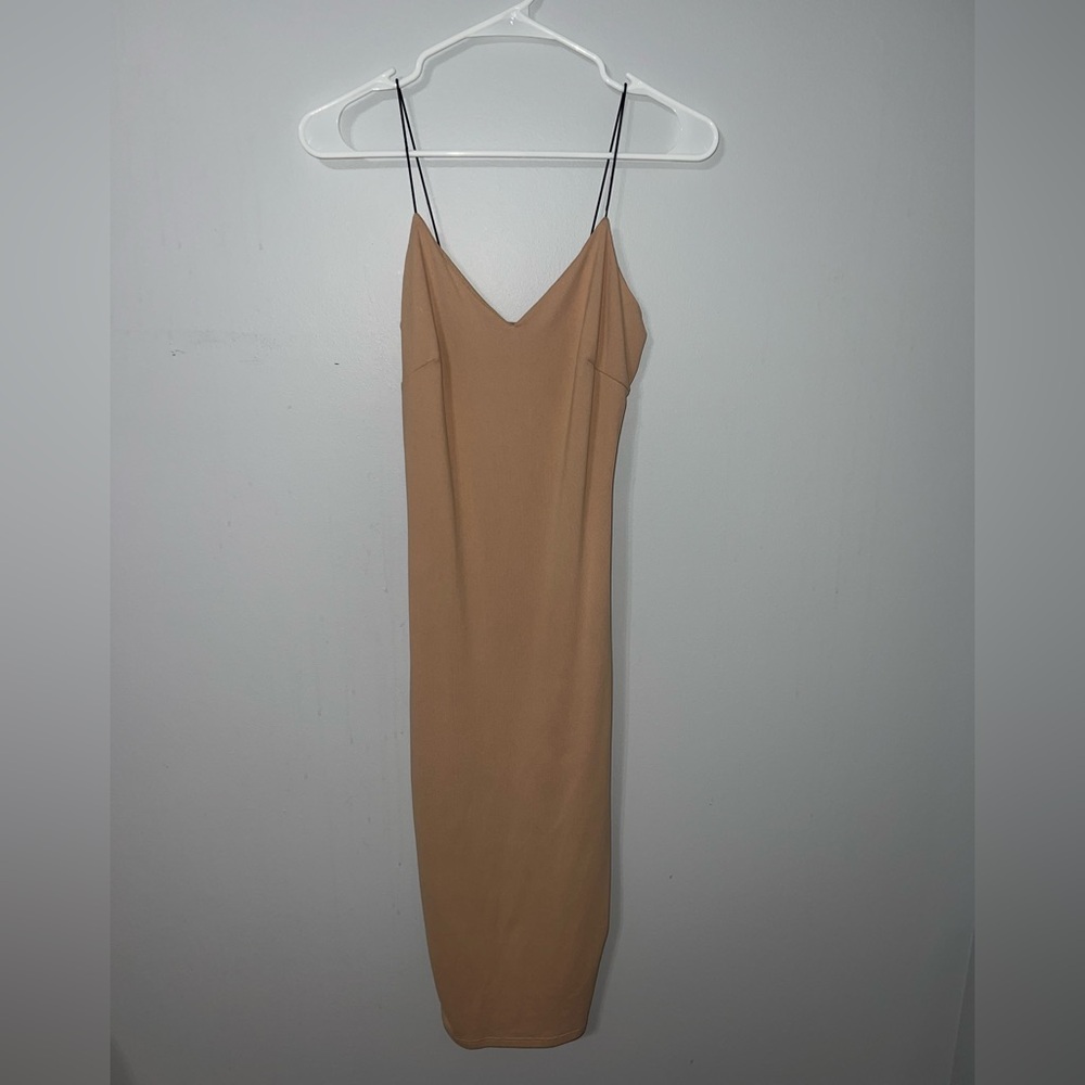 Windsor Tan High Low Dress